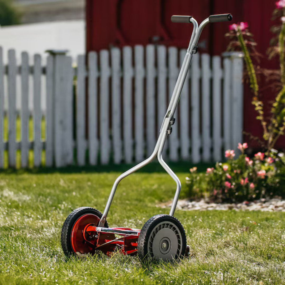 Mowlera 14-Inch 5-Blade Reel Lawn Mower